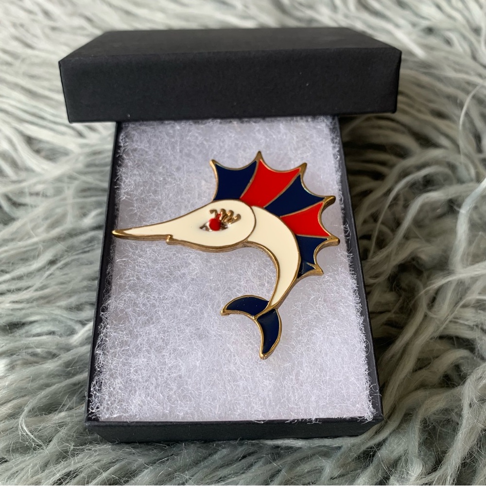 Vintage Swordfish Pin